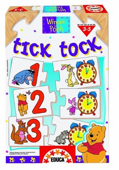 Juegos Educa - Disney Madera : Winnie The Pooh - Tick-Tock (Educa 11386))