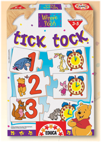 Disney : Winnie The Pooh - Winnie The Pooh - Tick-Tock (Educa 11386)