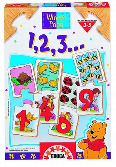 Juegos Educa - Disney Madera : Winnie The Pooh - 1,2,3... (Educa 11703))