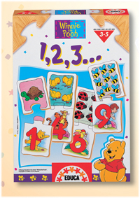Disney : Winnie The Pooh - Winnie The Pooh - 1,2,3... (Educa 11703)