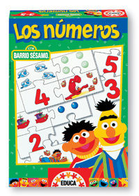 Juegos Educa - Los números. Barrio Sésamo (Educa 10534)