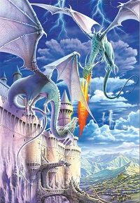 Puzzles Educa : 1000 - 1000 El ataque del dragón (Educa 13418)