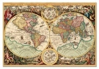 Puzzles Educa : 1000 - 1000 Mapa del mundo antiguo (Educa 14115)