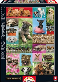 Puzzles Educa : 500 - 1000 Collage perritos (Educa 14441)