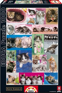 Puzzles Educa : 1000 - 1000 Collage gatitos (Educa 14442)