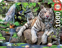 Puzzles Educa : 1000 - 1000 Tigres blancos de Bengala (Educa 14808)