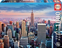 Puzzles Educa : 1000 - 1000 Manhattan, Nueva York (HDR) (Educa 14811)