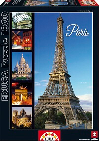 Puzzles Educa : 1000 - 1000 Postal de París (Educa 14840)