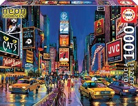 Puzzles Educa : 1000 Neon - 1000 Times Square, New York (Educa 13047)