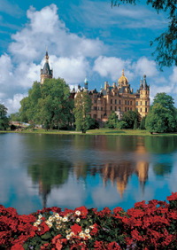 Puzzles Educa : 1500 - 1500 Castillo de Schwerin, Alemania (Educa 11754)