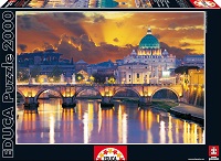 Puzzles Educa : 2000 - 2000 Puente de San Angelo, Roma (Educa 14447)