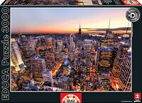 Puzzles Educa - 3000 Atardecer en Manhattan (HDR) (Educa 14824)
