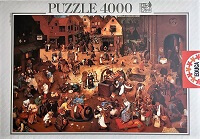 Puzzles Educa : 4000 - 4000 The Fight Between Carnival (Educa 10099)