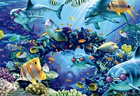 Puzzles Educa - 500 Rayos de sol bajo el mar (Educa 14113)