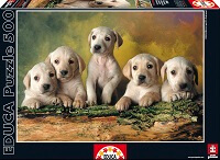 Puzzles Educa : 500 - 500 Pequeños labradores (Educa 14802)