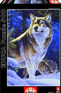 Puzzles Educa - 500 Lobo Vigilando (Educa 15151)