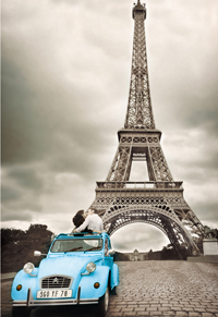 Puzzles Educa : Coloured Black and White - 500 Torre Eiffel, París (Educa 14845)