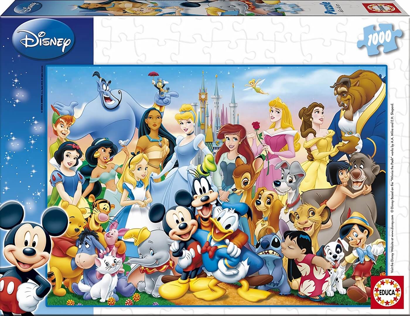 Puzzles Educa - Disney : 1000 El Maravilloso Mundo de Disney (Educa 11978))