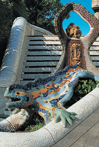 Puzzles Educa : Gaudi - 1000 Miniature Gaudí­ Park Güel (Educa 11916)