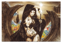 Puzzles Educa : Luis Royo - 1500 La diosa Ama-No-Uzume y la aurora (Educa 14146)