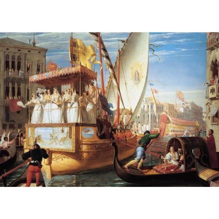 Puzzles Educa - Museum : 1500 The Brides of Venice Being Taken To The Wedding (Educa 11803))