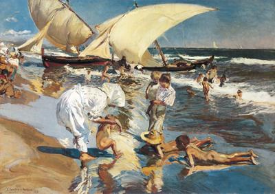 Puzzles Educa - Museum : 1500 Playa de Valencia a la Luz de la Mañana, J. Sorolla (Educa 12759))