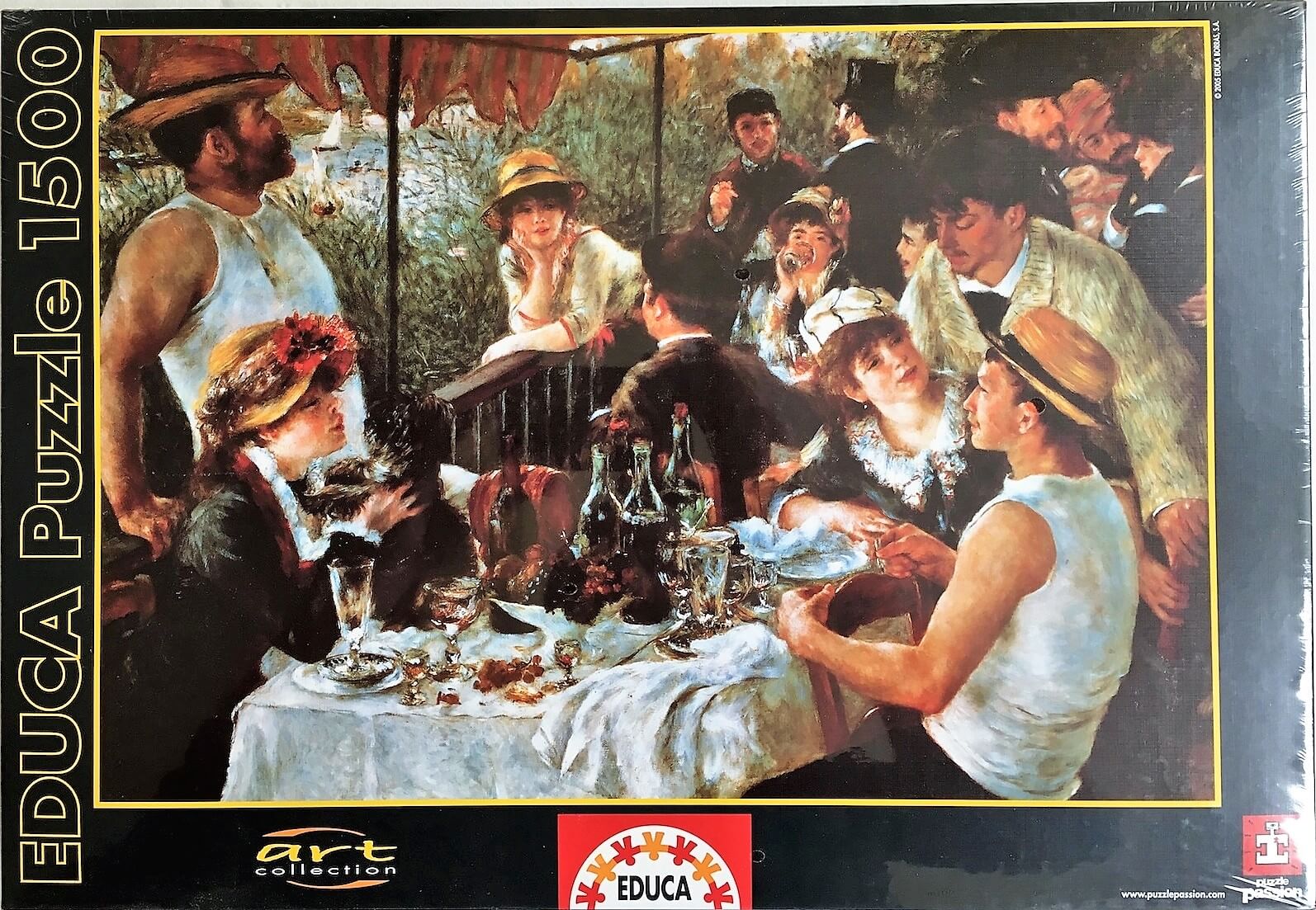 Puzzles Educa - Museum : 1500 Le Dejeuner Des Canotiers, Renoir (Educa 12761))