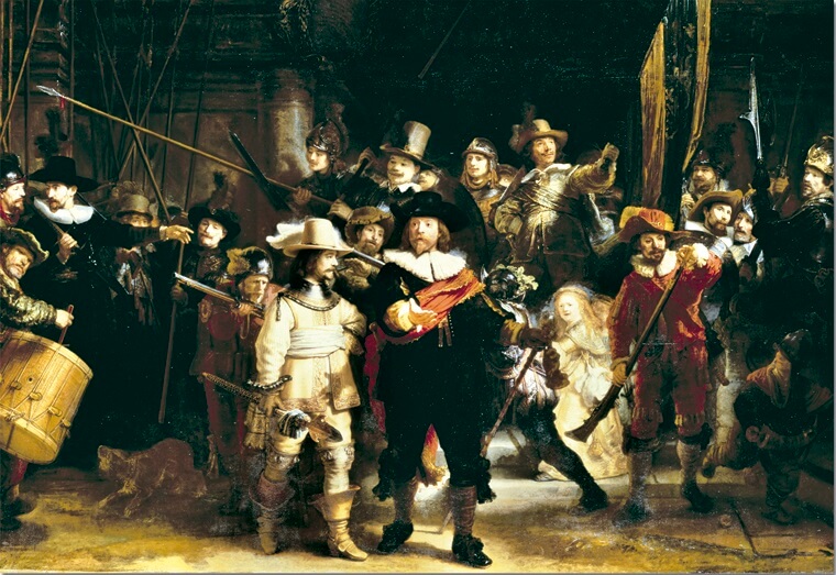 Puzzles Educa - Museum : 1000 Ronda de Noche, Rembrant (Educa 13444))