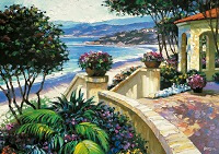 Puzzles Educa - 1000 Promenade to the Sea, Howard Behrens (Educa 12444)