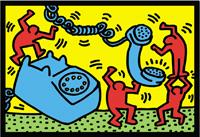 Puzzles Educa : 500 - 500 Figuras con Teléfono, Keith Haring (Educa 12762)