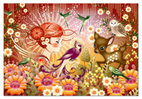 Puzzles Educa - 1000 Pajaro Purpura.Catalina Estrada (Educa 14439)