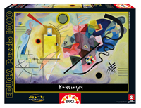 Puzzles Educa - 1000 Amarillo-Rojo-Azul W. Kandinsky  (Educa 14466)