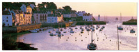 Puzzles Educa - 1000 Panorama Amanecer en Belle-Ile-en Mer. Bretaña (Francia) (Educa 14458)