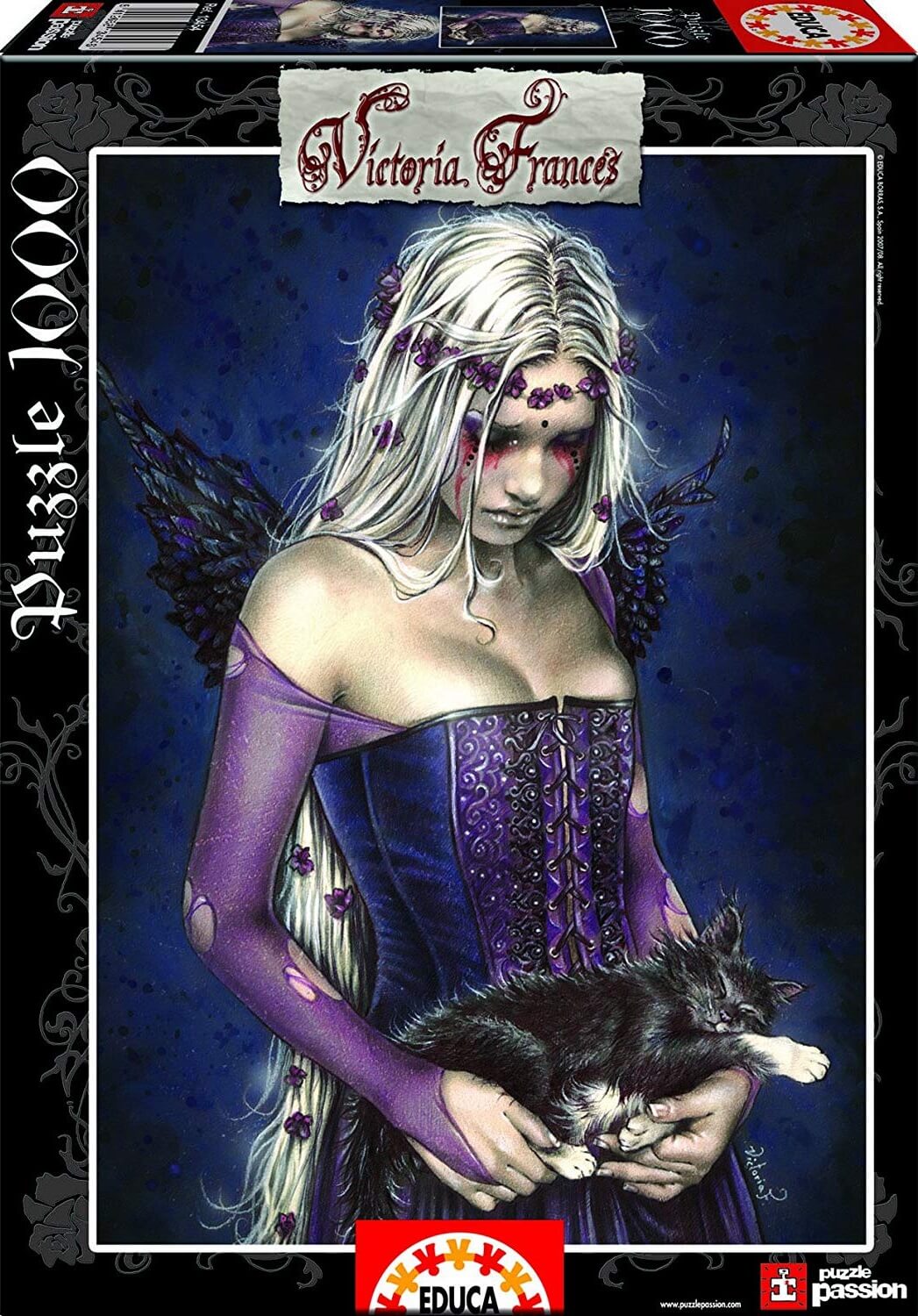 Puzzles Educa - Victoria Frances : 1000 Ángel de la Muerte, Victoria Francés (Educa 13454))