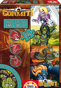 Puzzles Gigantes - 240 Gigante Gormiti II (Educa 14880)