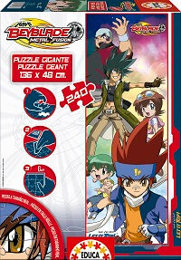 Puzzles Gigantes - 240 Gigante BeyBlade Metal Fusion (Educa 14885)