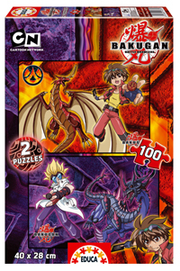Puzzles Infantiles - 2x100 Bakugan (Educa 14373)