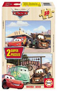 Puzzles Infantiles - Puzzle Madera 2x50 Cars (Educa 13138)
