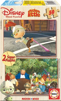 Puzzles Infantiles - Puzzle Madera 2x50 Chicken Little (Educa 12883)