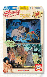 Puzzles Infantiles - 2x25 Jungle Book (Educa 12000)
