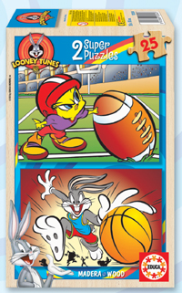 Puzzles Infantiles - 2x25 Looney Tunes (Educa 12324)