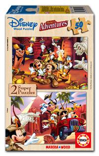 Puzzles Infantiles - 2x50 Mickey Aventuras (Educa 13284)