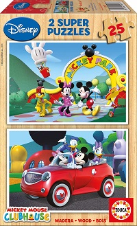Puzzles Infantiles - 2x25 Mickey Mouse. Club House (Educa 13470)