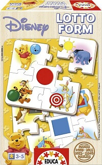 Puzzles Infantiles - Winnie. Forma Flor Loto (Educa 13561)