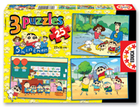 Puzzles Infantiles - Shin Chan 3x25 Puzzle (Educa 12229)