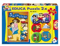Puzzles Infantiles - Shinchan 2x100 (Educa 13095)