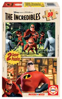 Puzzles Infantiles - 2x50 Madera The Incredibles (Educa 13140)