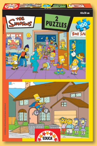 Puzzles Infantiles - 2x100 La Escuela (Educa 12497)