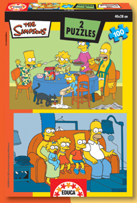 Puzzles Infantiles - 2x100 El Hogar (Educa 12498)