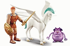 Disney Heroes - Hercules : Hércules, Pegaso y Pena (Famosa 2217A))
